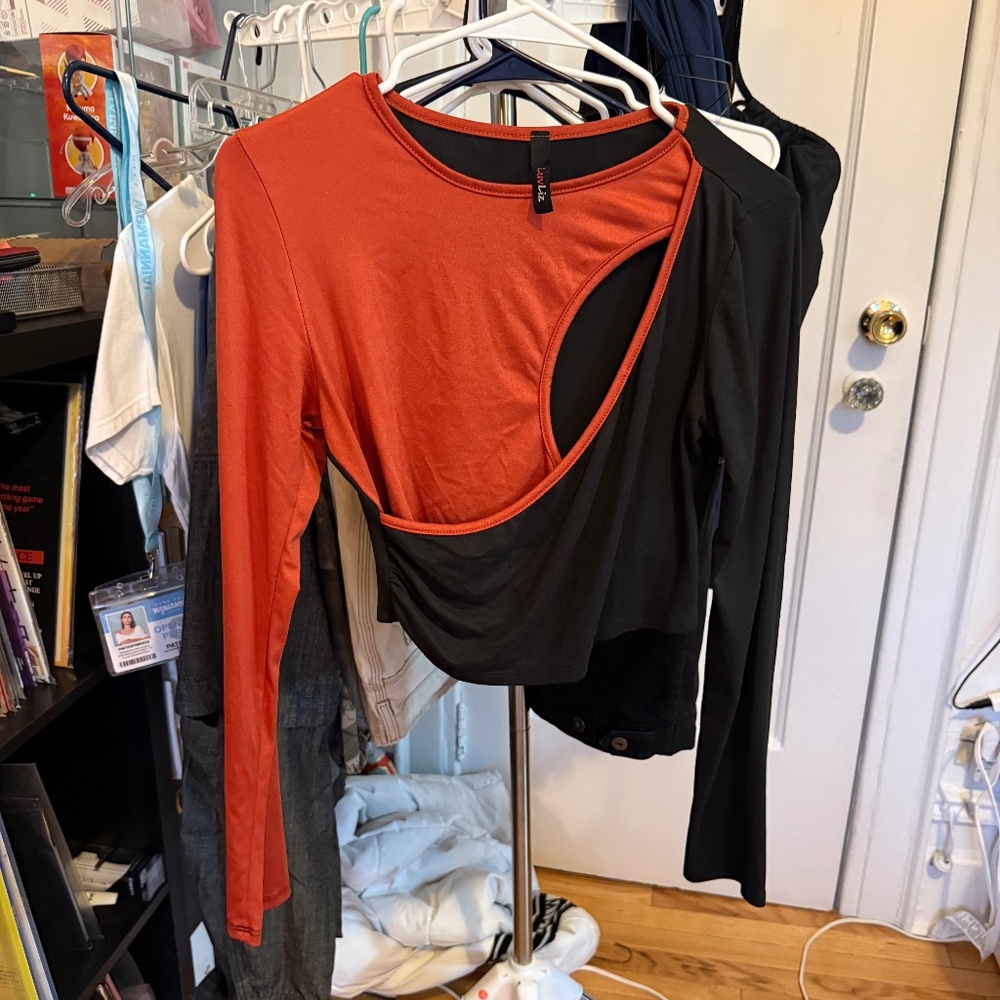 Luv Liz Cutout Crop Top